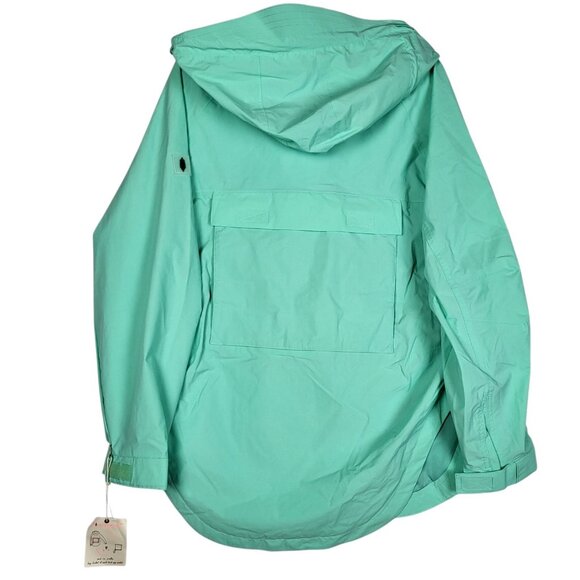 Free People Movement Singing In The Rain Jacket Small Green Hooded Packable NWT - Picture 5 of 14